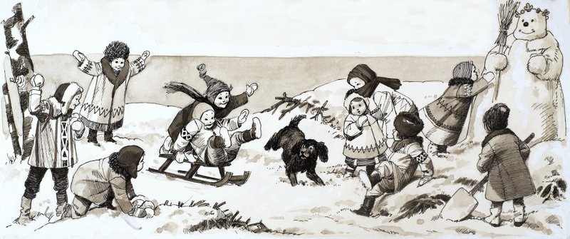 Historier fra mange land: Snøbabyen av Nadir Quinto