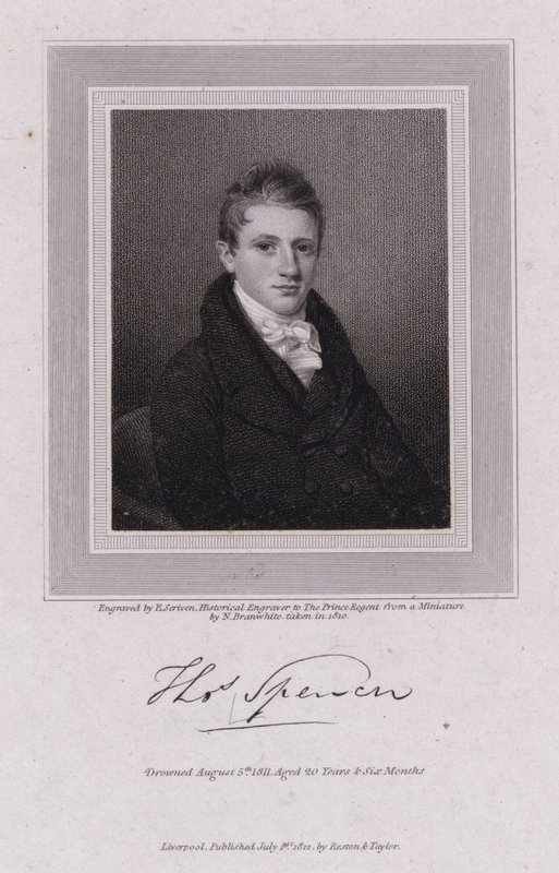 Thomas Spencer , engelsk kongregasjonsminister (gravering) av Nathan Cooper Branwhite