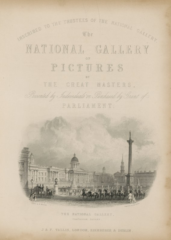 National Gallery of Pictures by the Great Masters av Nathaniel Whittock