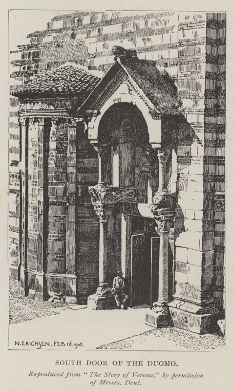 Sørdøren til Duomo av Nelly Erichsen