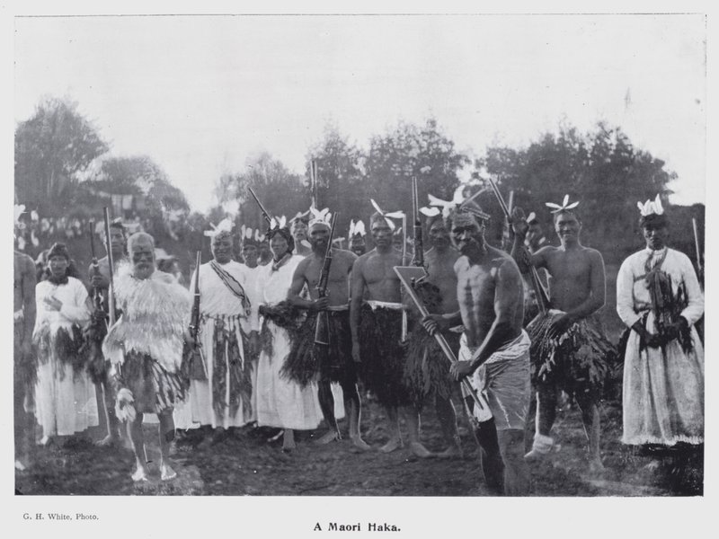 New Plymouth, New Zealand: A Maori Haka (s/hv-bilde) av New Zealand Photographer