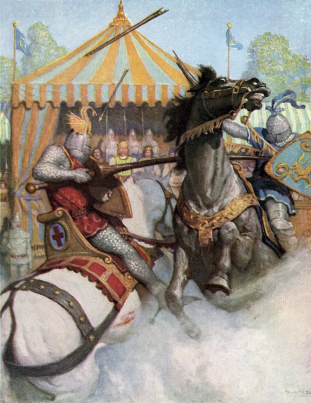En turnering i kong Arthurs dager av Newell Convers Wyeth