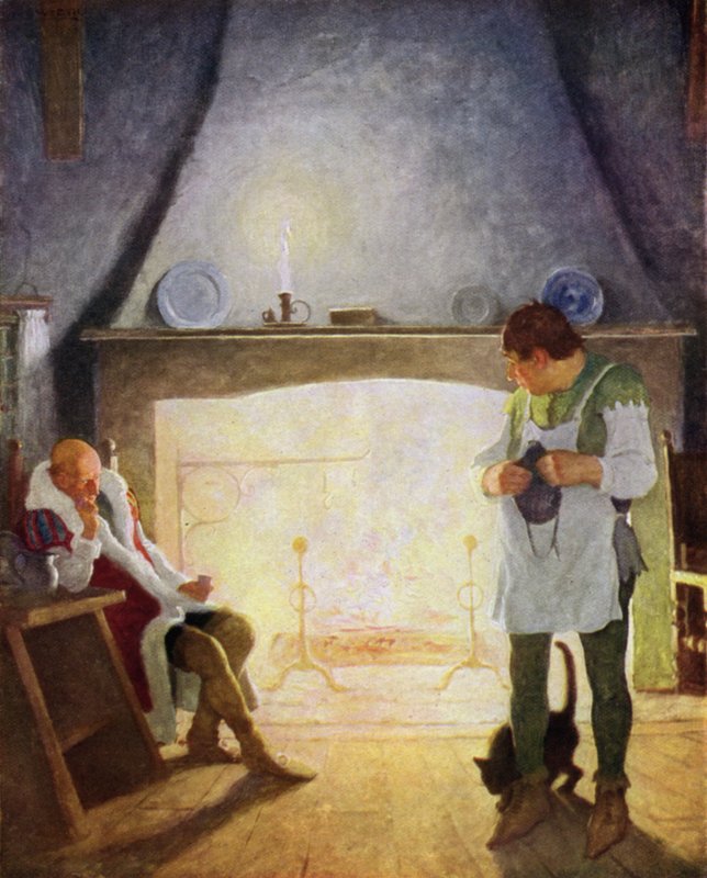 Illustrasjon for The Black Arrow av Robert Louis Stevenson av Newell Convers Wyeth