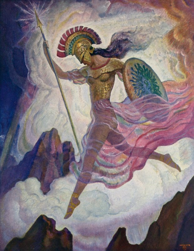 Odyssey: Athene av Newell Convers Wyeth