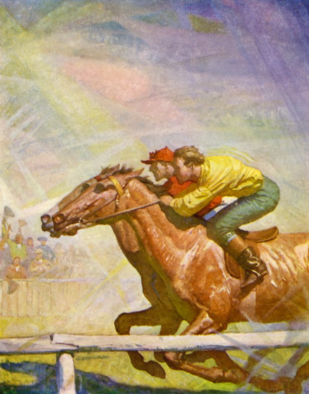 Hesteløpet av Newell Convers Wyeth