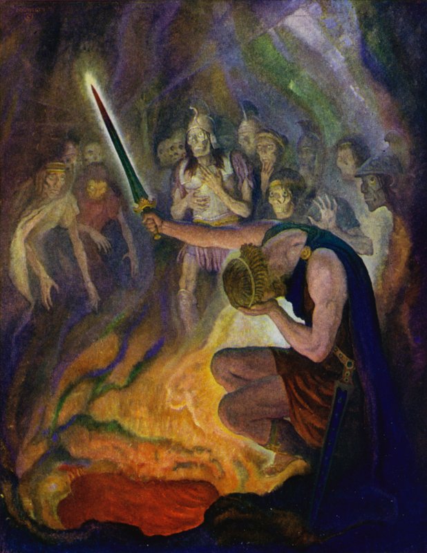 Odyssey: Odyssevs i de dødes land av Newell Convers Wyeth