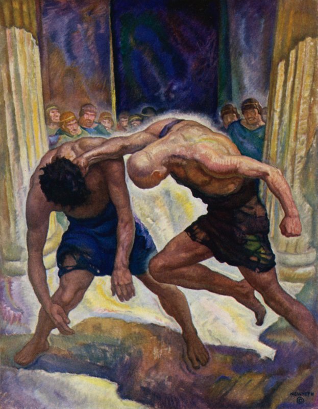 Odyssey: Tiggerne kjemper av Newell Convers Wyeth