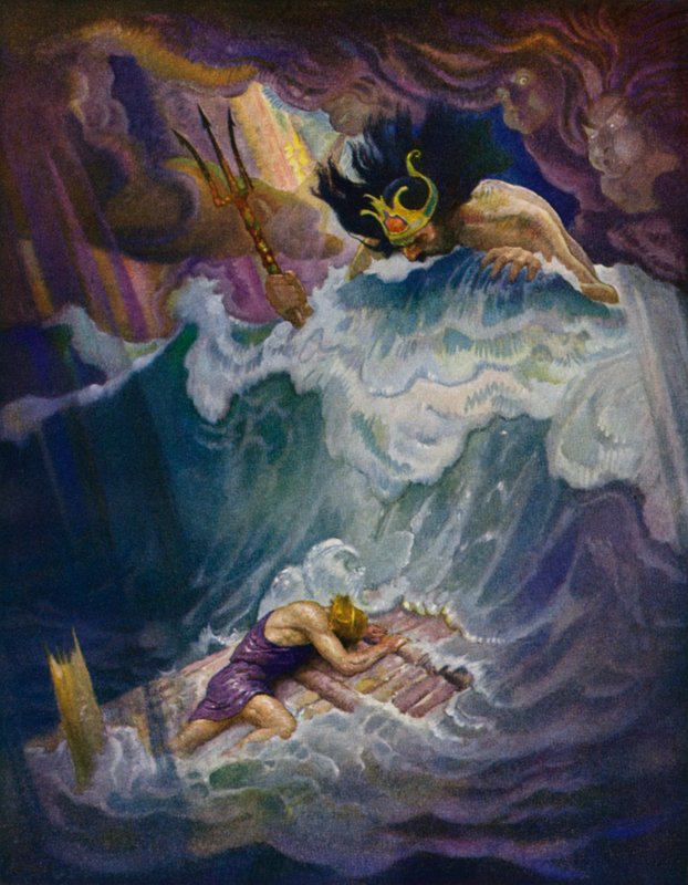 Odyssey: Flåten til Odysseus av Newell Convers Wyeth