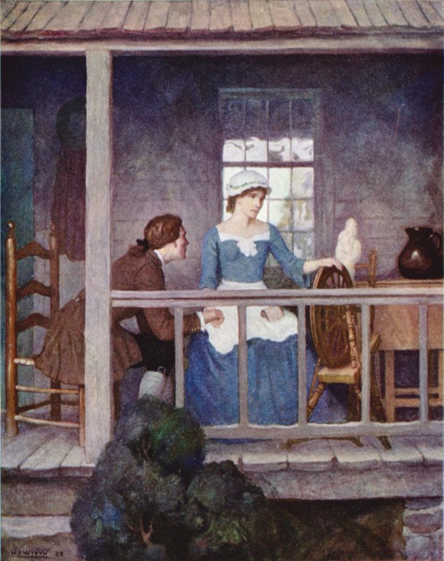 Sally Merrillee og Johnny av Newell Convers Wyeth