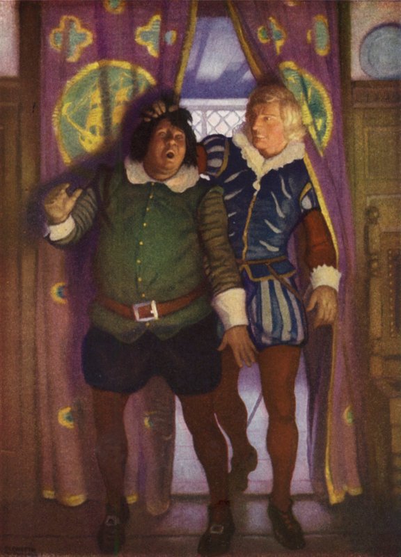 Illustrasjon for Westward Ho! av Charles Kingsley (farge litho) av Newell Convers (after) Wyeth
