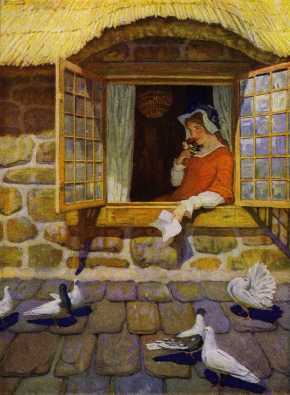Illustrasjon for Westward Ho! av Charles Kingsley (farge litho) av Newell Convers (after) Wyeth