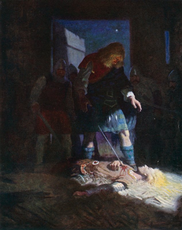 Edwins død av Newell Convers Wyeth