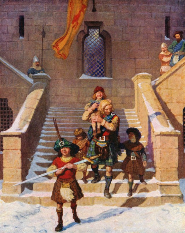 Wallace og barna av Newell Convers Wyeth