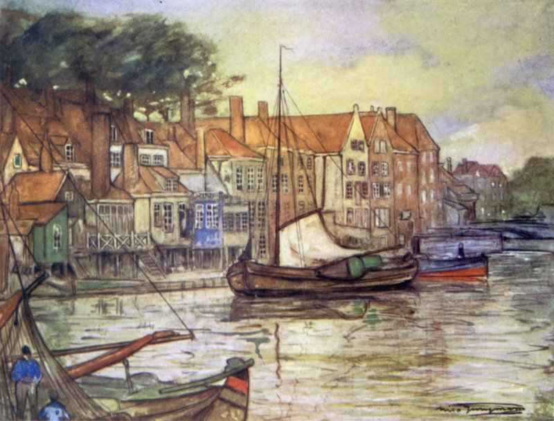 En kanal ved Middelburg av Nico Jungman