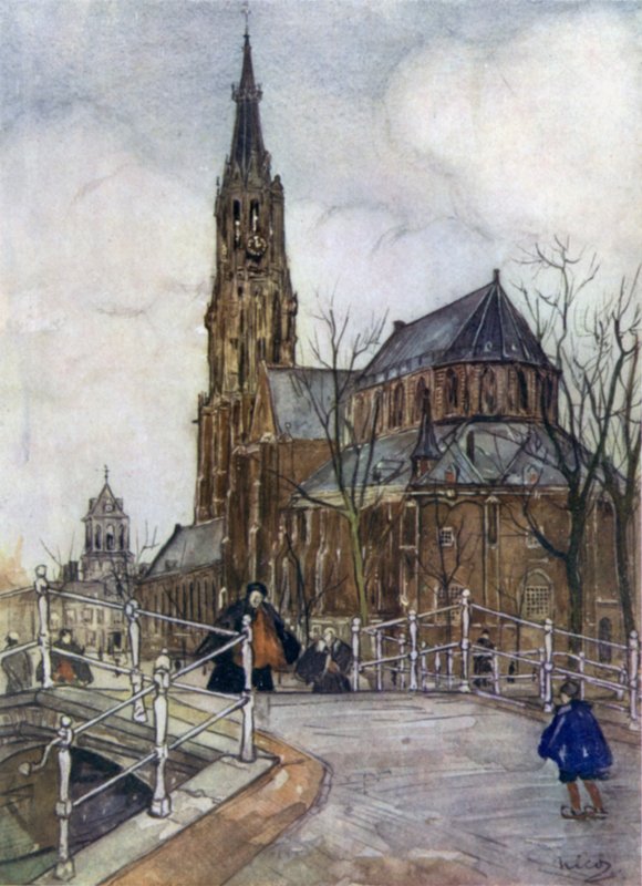 Den nye kirken, Delft av Nico Jungman