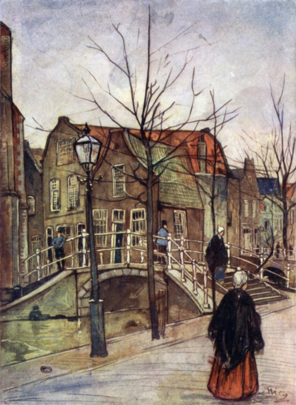 Kvinne Jutte Land, Delft av Nico Jungman