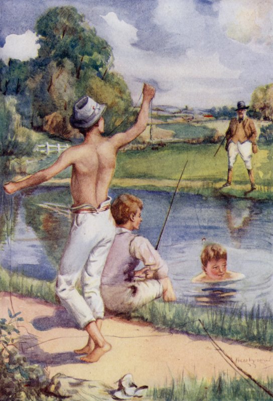 Illustrasjon for Tom Browns Schooldays av Thomas Hughes av Nicol Laidlaw