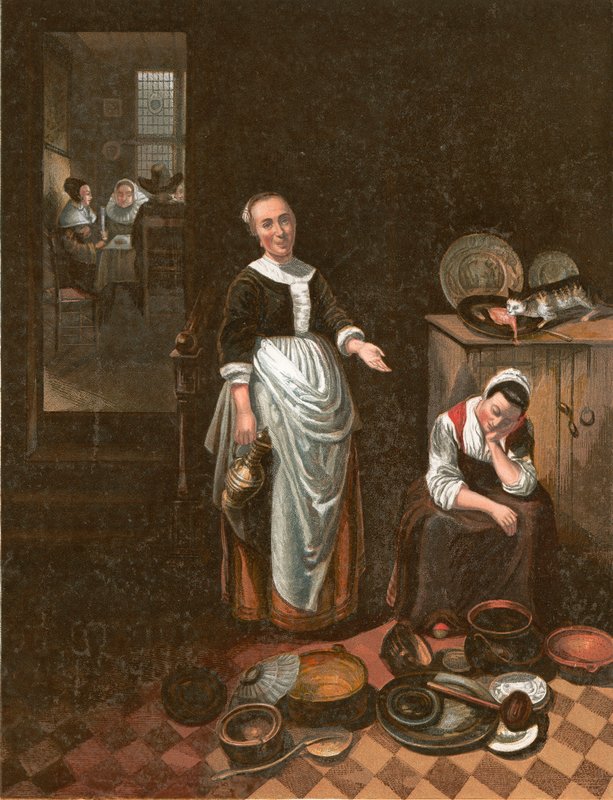 Den ledige tjeneren av Nicolaes Maes