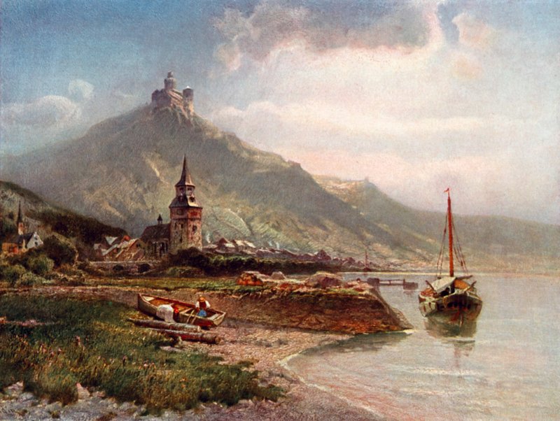 Braubach og Marksburg av Nicolai Astudin