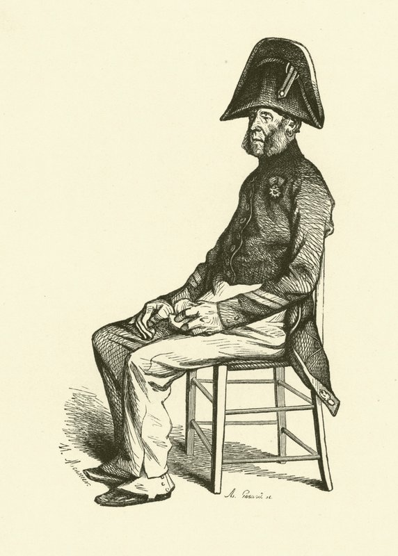 Pensjonisten (gravering) av Nicolas Toussaint (after) Charlet