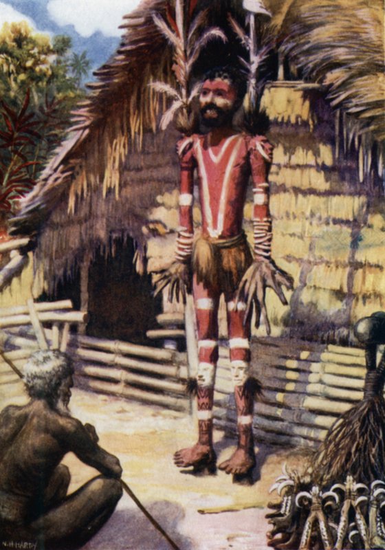 A Memorial Effigy, Malekula, New Hebrides av Norman Hardy