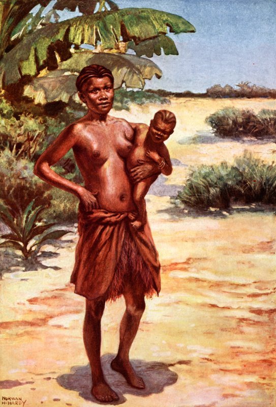Bambala Woman: Kwilu River, Kongo Free State av Norman Hardy