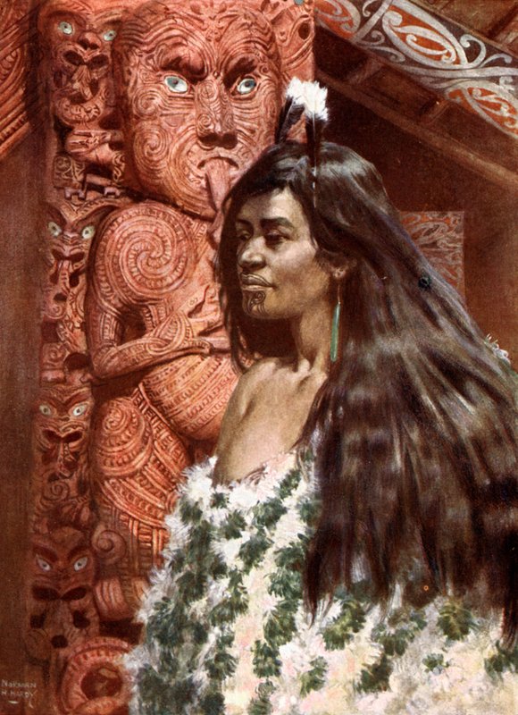 Maori-jente: New Zealand av Norman Hardy
