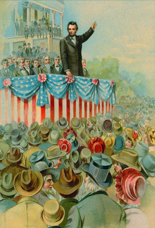 Abraham Lincolns andre innvielse av North American