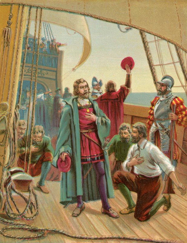Columbus oppdager Amerika av North American