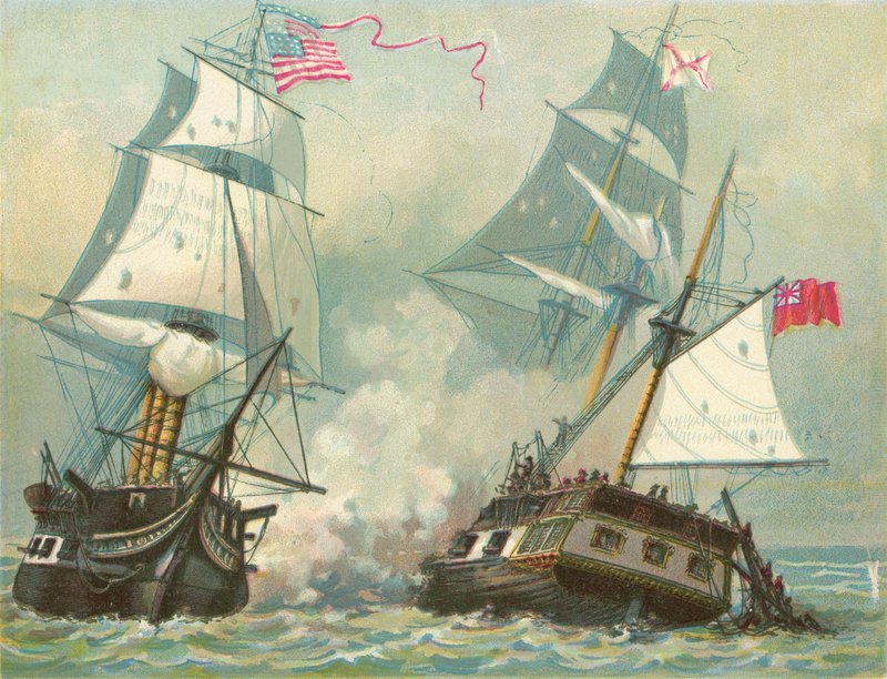 Kamp mellom grunnloven og Guerriere av North American
