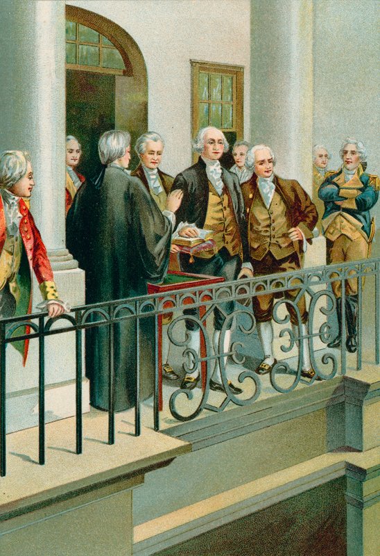 George Washington avla ed som president av North American