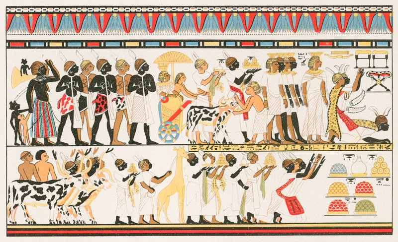 Hamitisk kunstverk: Vegginskripsjoner av det gamle Egypt av North American