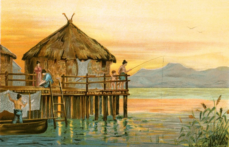 Vestarisk barbari: Lake Dwelling of Sveits av North American