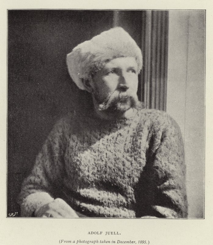 Adolf Juell (b/w photo) av Norwegian Photographer