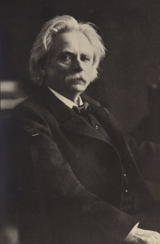 Edvard Grieg , norsk komponist og pianist (1843-1907) av Norwegian Photographer