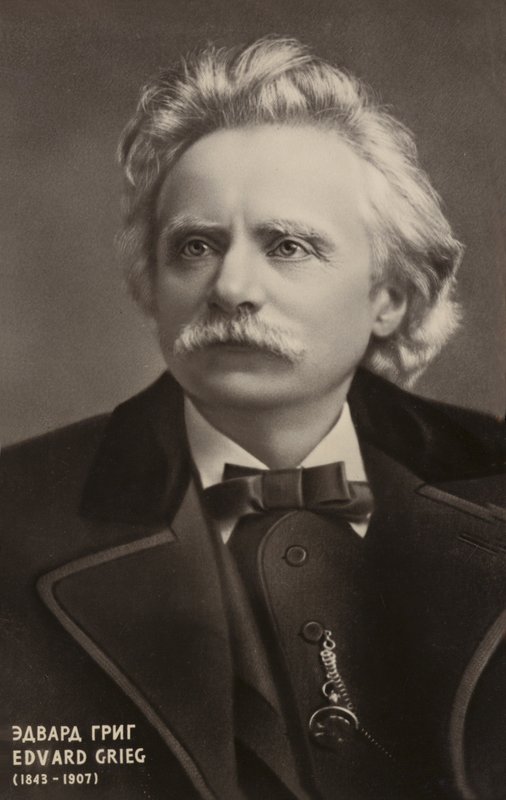 Edvard Grieg , norsk komponist og pianist (1843-1907) av Norwegian Photographer