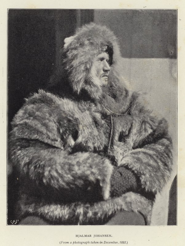 Hjalmar Johansen (s/h foto) av Norwegian Photographer