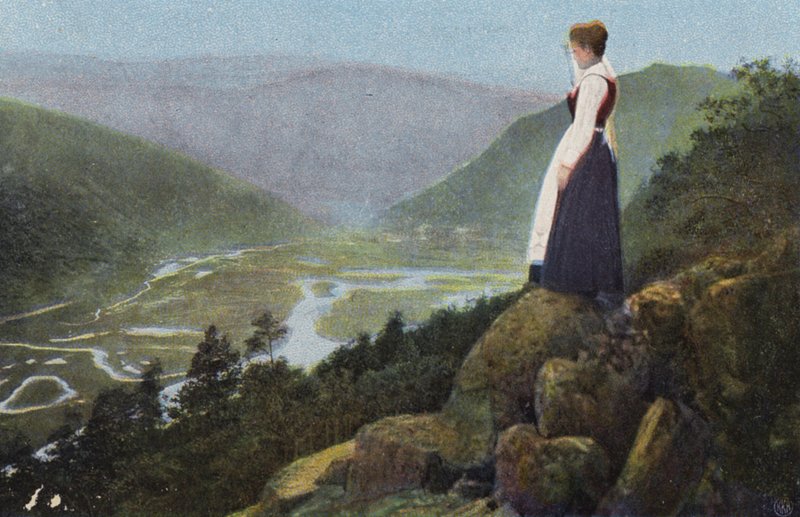 Norge / Norge: Hovringen (farget foto) av Norwegian Photographer