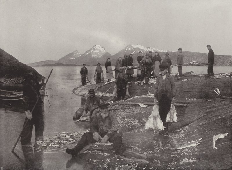 Vasking av Klip-fisk av Norwegian Photographer