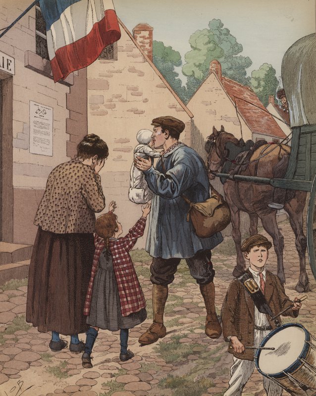 2. august 1914 av Onfray de Breville Job