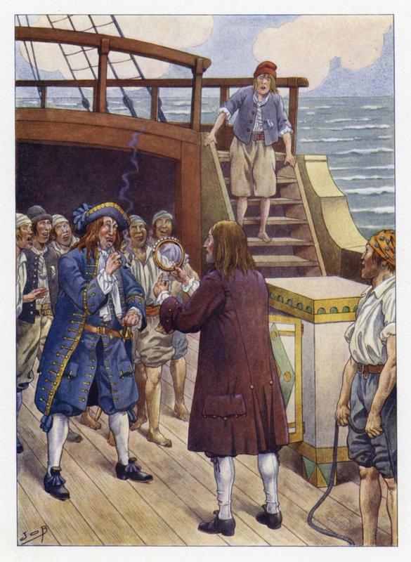 Illustrasjon for Gullivers Travels av Onfray de Breville Job