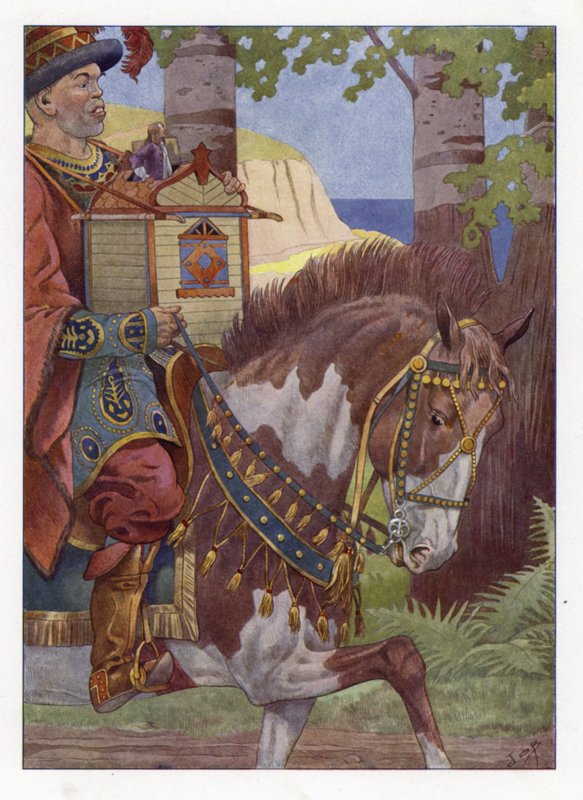 Illustrasjon for Gullivers Travels av Onfray de Breville Job