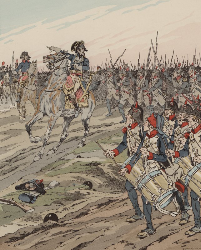 Napoleon Bonaparte, soldater! Husk at jeg pleide å sove på slagmarkene av Onfray de Breville Job