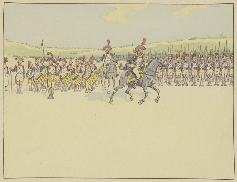 Napoleon blir utnevnt til sjef for den franske hæren i Italia, 23. februar 1796 av Onfray de Breville Job