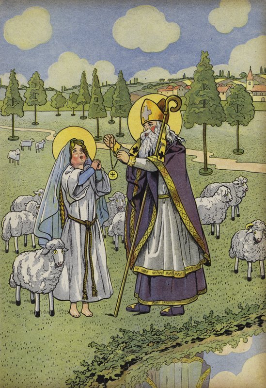 Saint Genevieve av Onfray de Breville Job