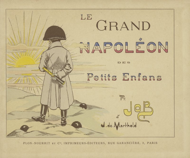 Tittelside til Le Grand Napoleon des Petits Enfants av Onfray de Breville Job
