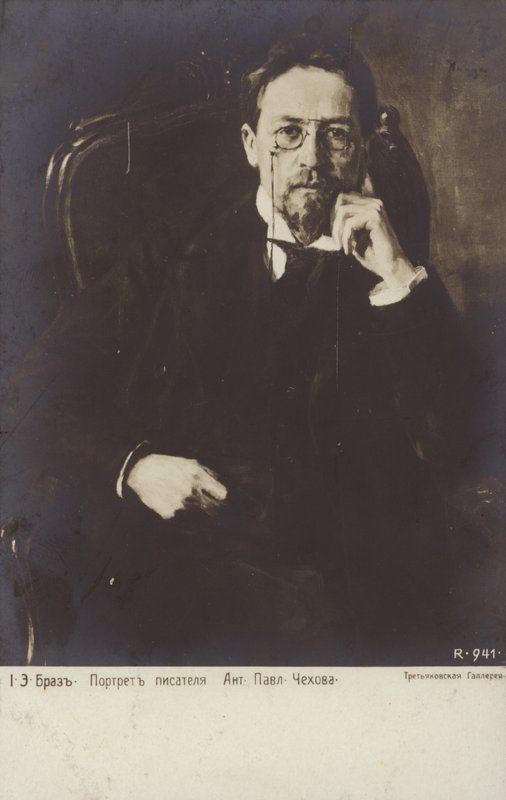 Anton Chekhov, russisk novelleforfatter og dramatiker av Osip Emmanuilovich Braz