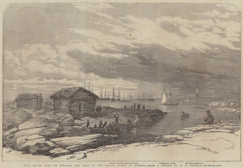 Baro Sound i Finskebukta av Oswald Walters Brierly