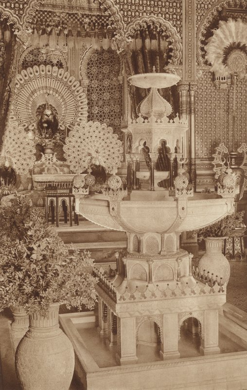 maurisk kiosk, nær det bayerske kongeslottet Linderhof av Otto Ballerstedt