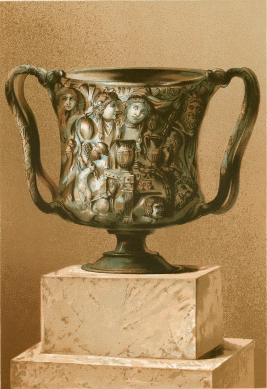 Cup jobbet i orientalsk sardonyx av P. Sellier